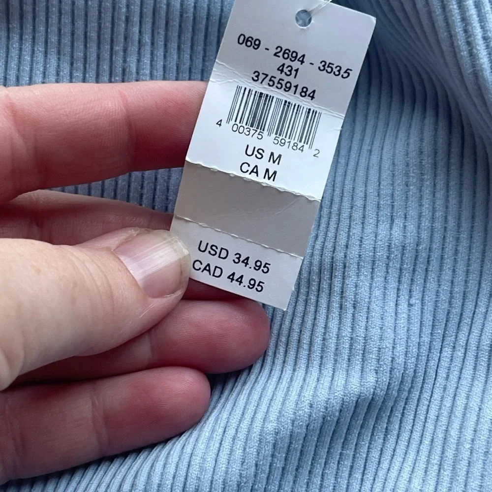 Aerie NWT one shoulder ribbed bralette sports bra comfort leisure